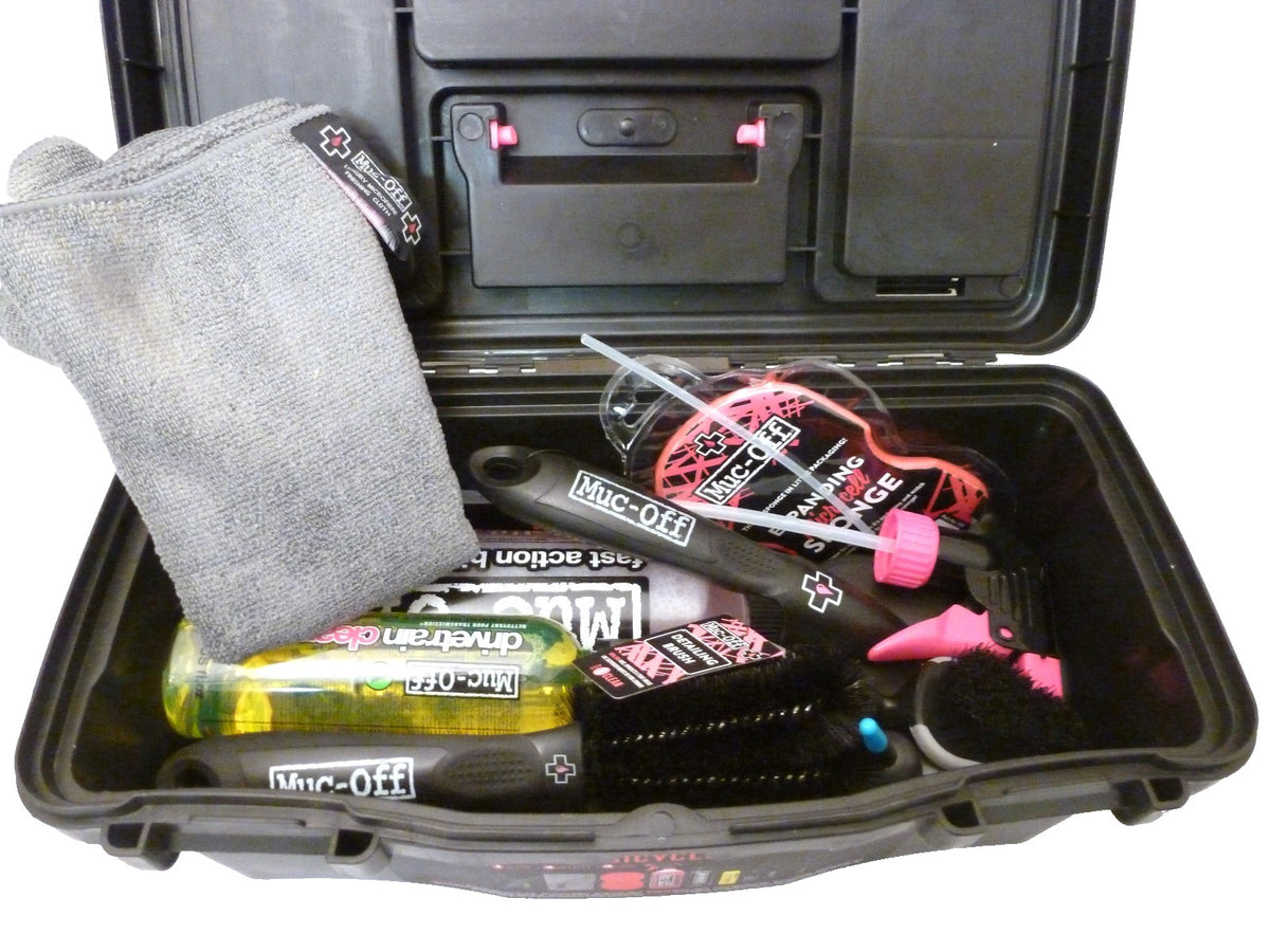 Bike Cleaning and Maintenance Kit with Cleaner Lube Brushes