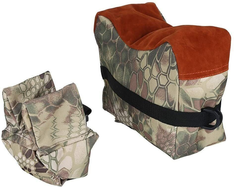Shooting Range Sand Bag Set for Rifle and Gun Bench Rest - Hunting Accessory