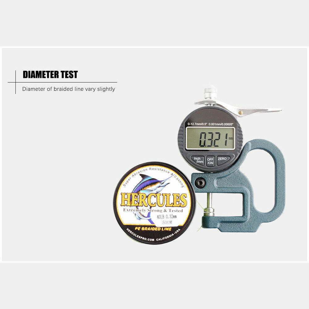 Braided Fishing Line - High Strength PE Line for Saltwater & Freshwater Fishing