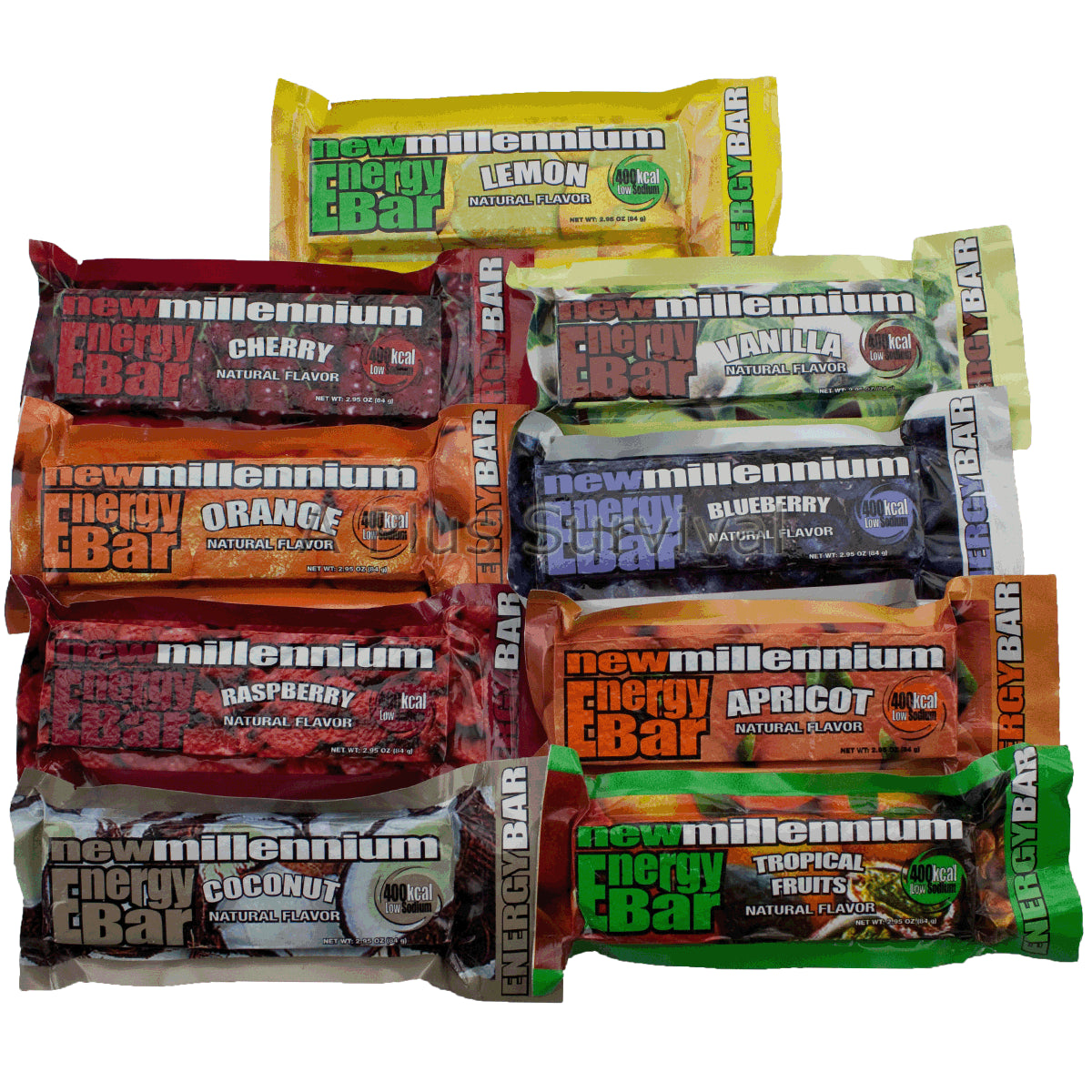 Emergency Food Bars 9 Pack - Long Shelf Life 400 Calorie Survival Rations