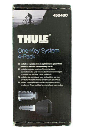 Thule One-Key System Lock Cylinders 4 Pack - Replacement Locks for Thule Products
