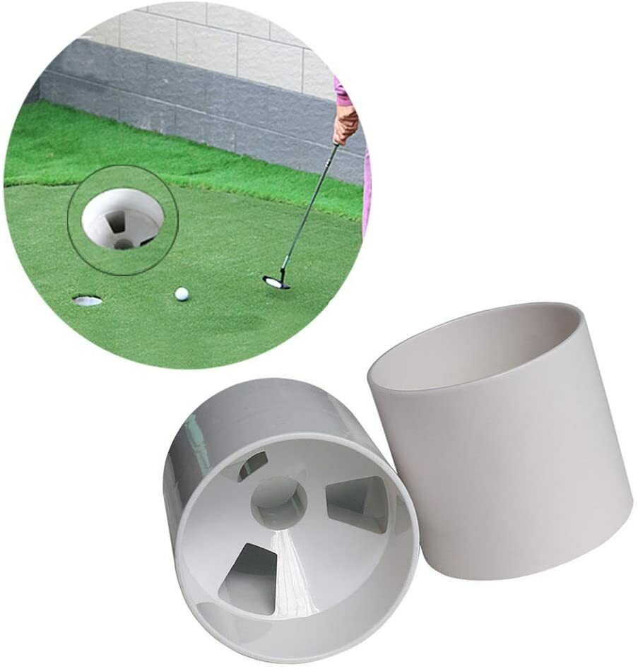 Golf Hole Cup Cover Putting Training Aid - Green Backyard Outdoor Practice