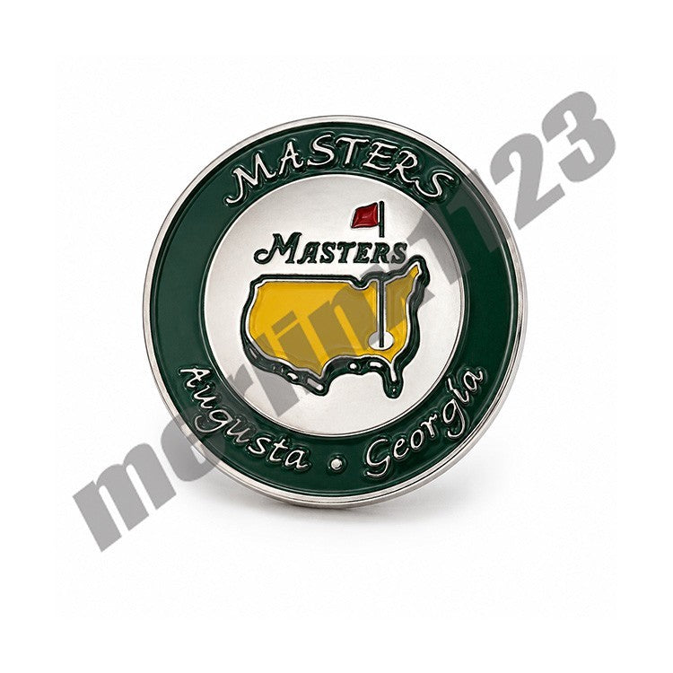 Golf Ball Marker with Divot Repair Tool Set - Augusta Masters Design