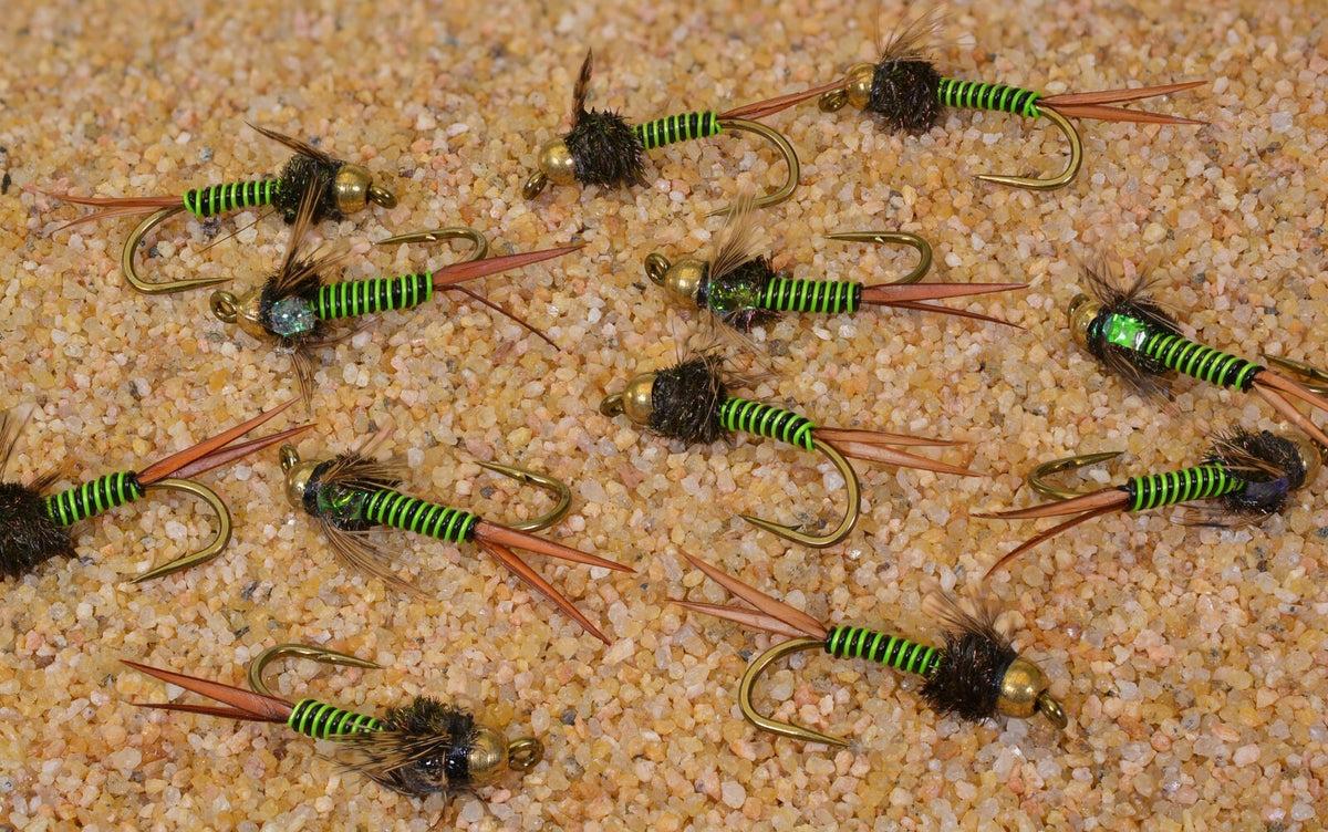 Fly Fishing Nymph Hooks Bead Head Copper John Assorted Sizes - Mustad Signature