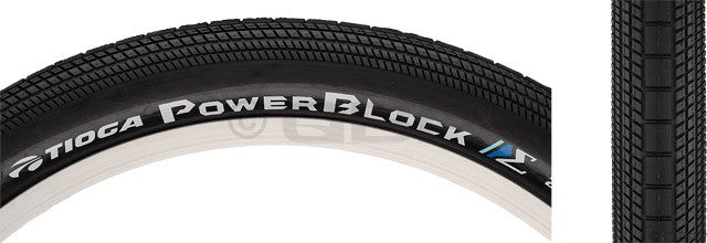 2 Pack Bicycle Tires 20x1.95 Clincher Wire Bead BMX Race Tires Black