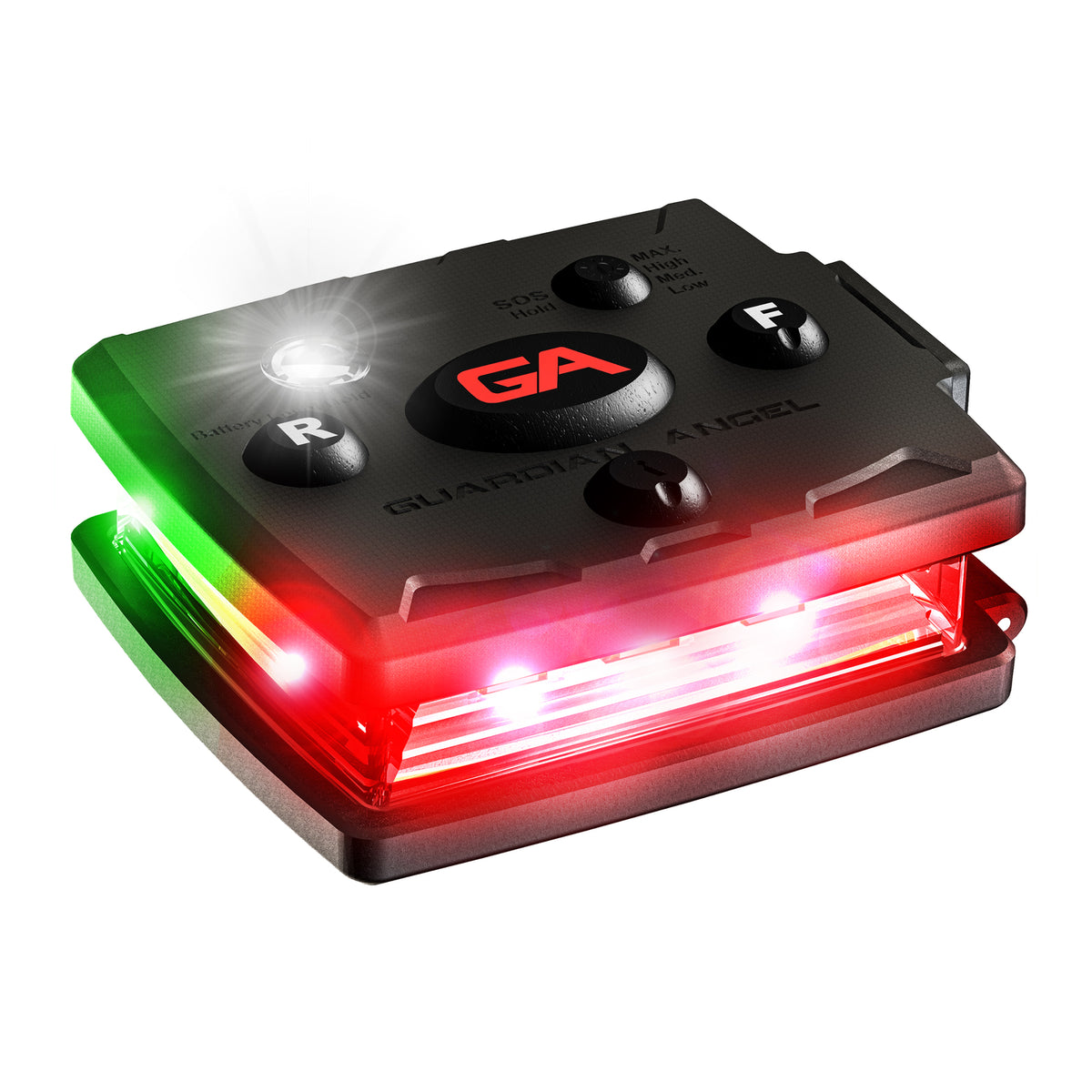 Wearable Safety Light with Long Range Visibility and Rechargeable Battery