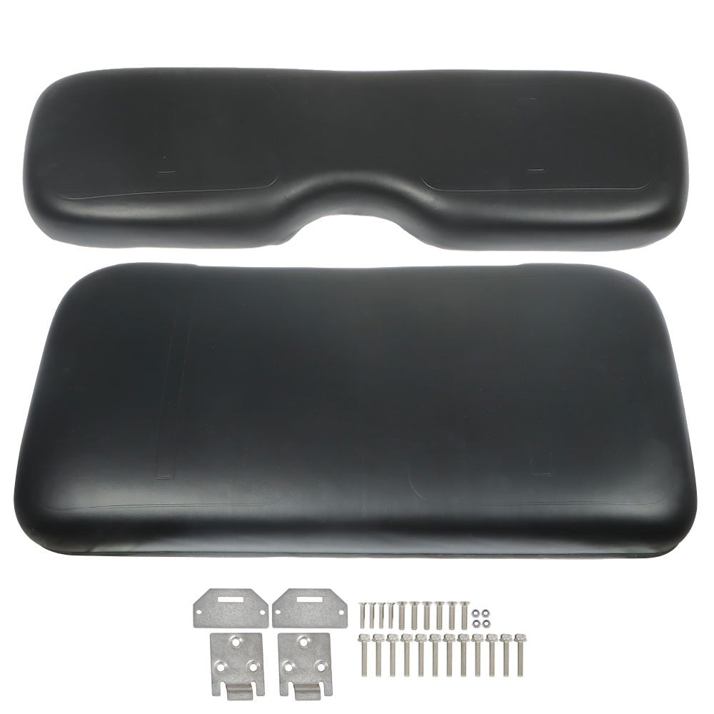 Front Seat Cushion Set for EZGO Medalist TXT Golf Cart - OE Replacement, Hardware Included