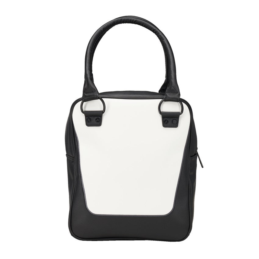 Golf Practice Caddy Shag Bag Black White for Short Game Training
