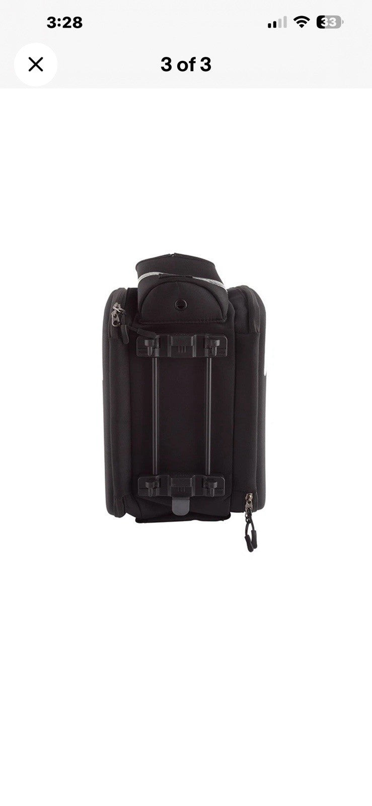 Bike Pannier Trunk Bag with Snapit Closure for Cycling Storage