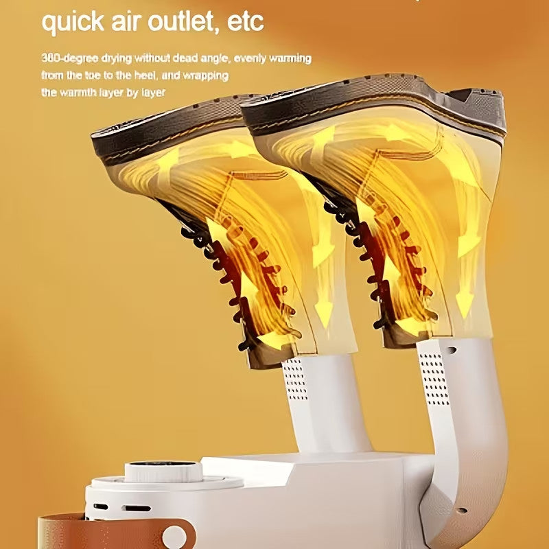 Portable Electric Shoe Dryer & Boot Warmer Fast Drying 48°C Foldable Quiet