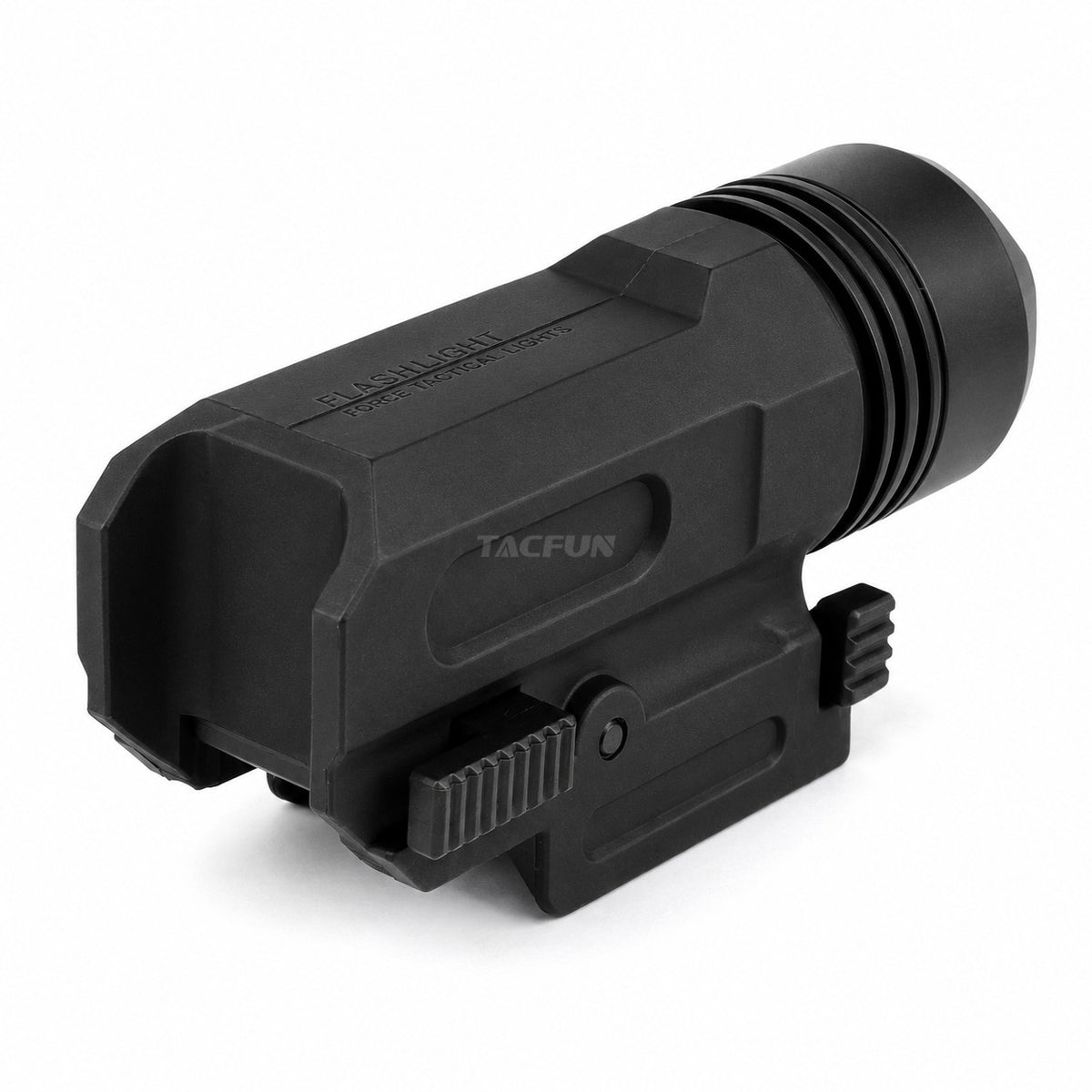 TACFUN 300 Lumen Polymer Flashlight with Quick Release Mount, Water-Resistant