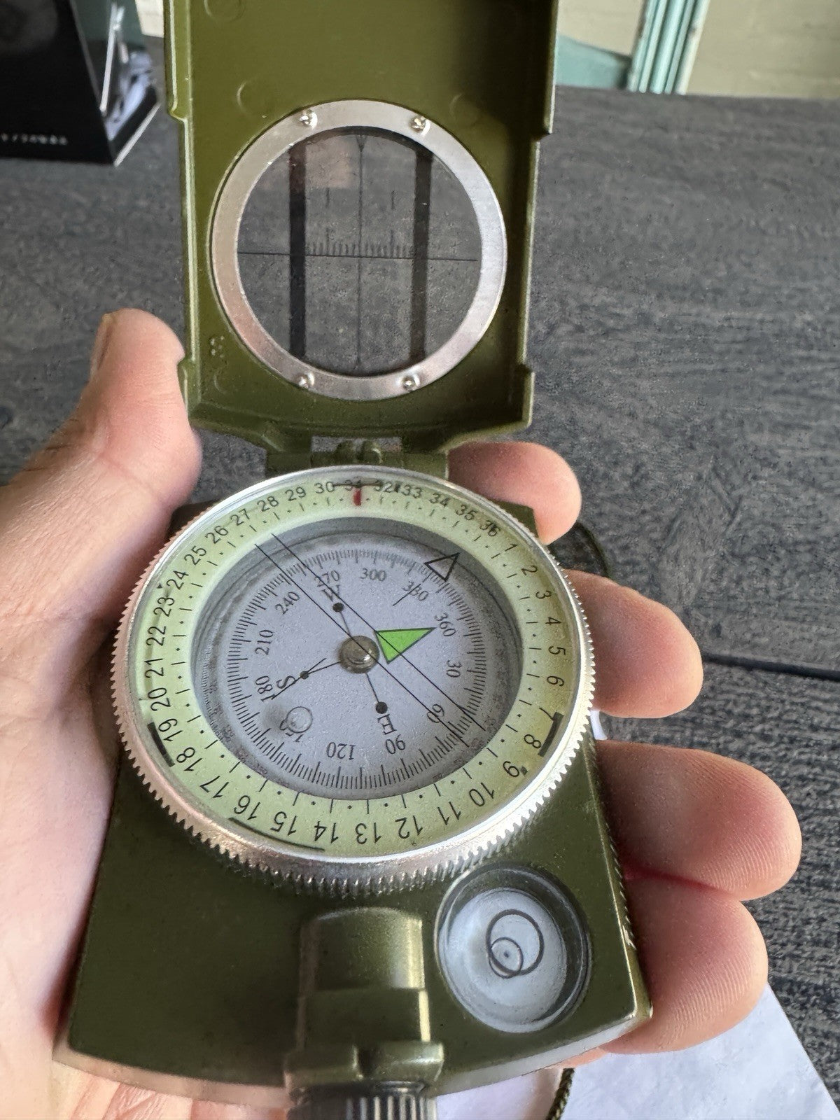 Waterproof Military Compass AF-4580 Lensatic Sighting for Camping Hiking