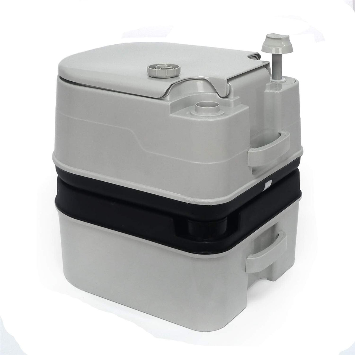 Portable Camping Toilet with 6.3 Gallon Flush Tank - Travel Commode
