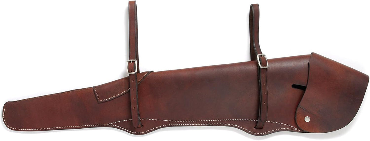 Deluxe Leather Rifle Scabbard for Lever & Bolt Action Firearms - Left Hand