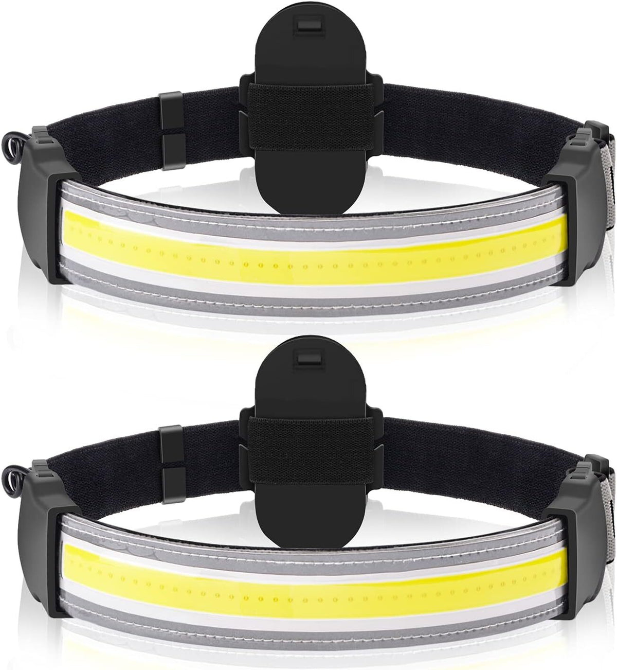Rechargeable Headlamp with 220° Wide Beam for Running Camping and Outdoor Activities
