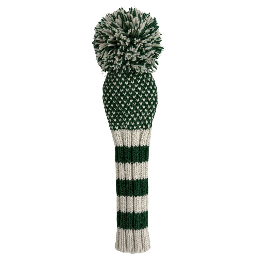 Hand Knit Wool Golf Headcover for Hybrids & Utility Clubs - Sunfish