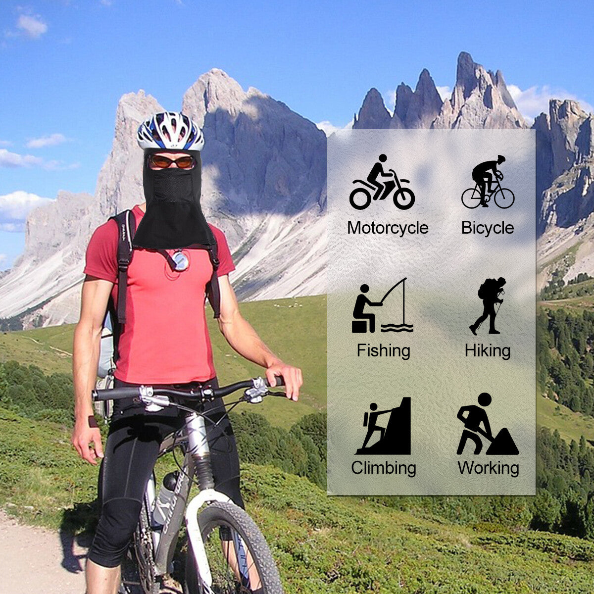 Winter Thermal Balaclava Face Mask Windproof Fleece Ski Mask