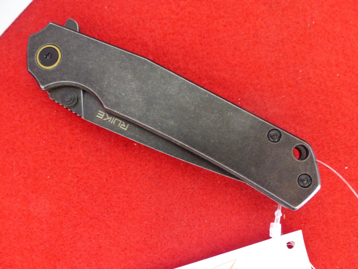 Stainless Steel Frame Lock Knife 3.5 Inch Drop Point Blade EDC Flipper