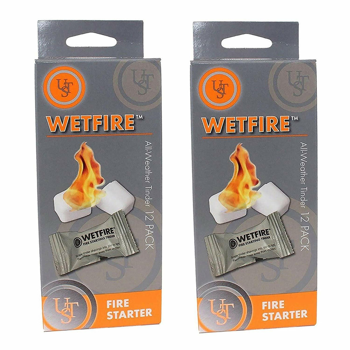Wetfire Fire Starter Cubes Camping Survival Kit Firewood Igniter