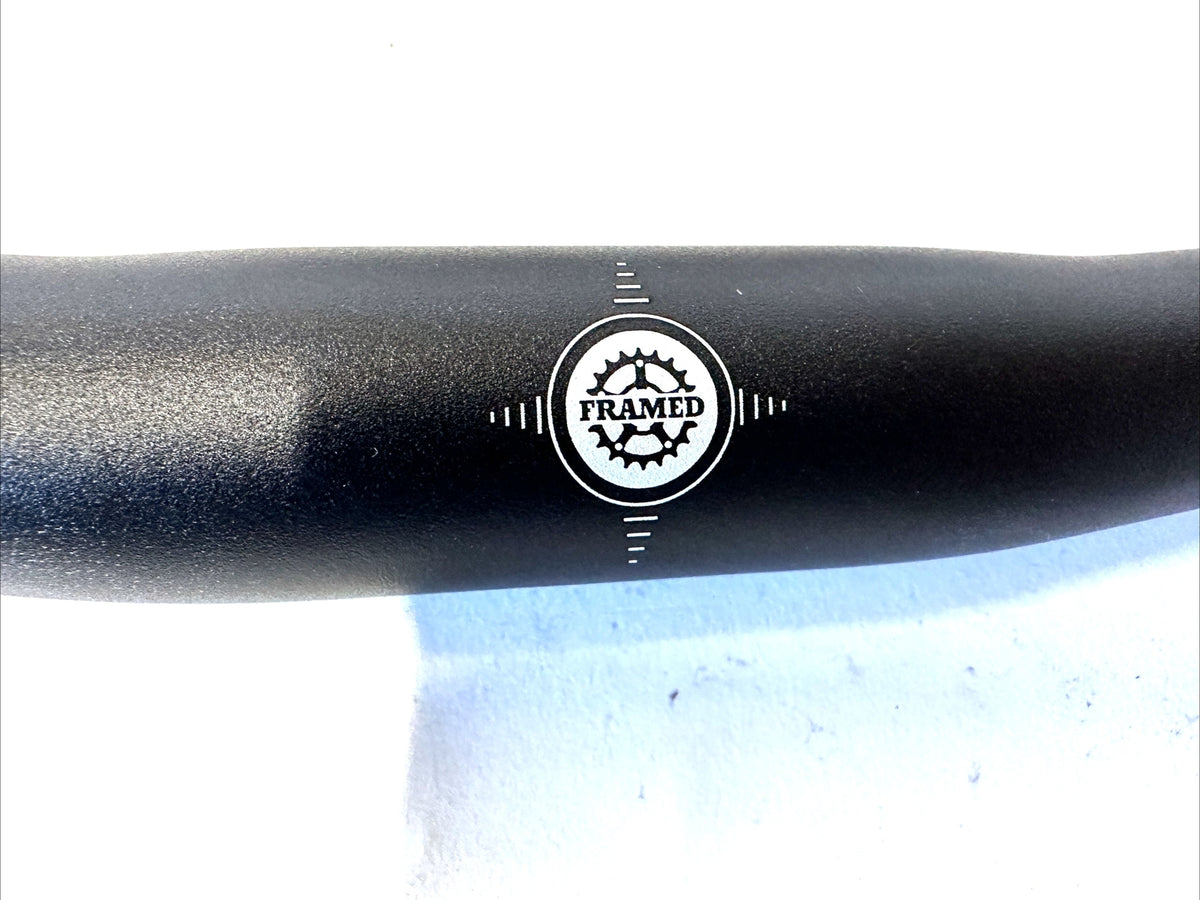 Mountain Bike Riser Handlebars 740mm 31.8mm Alloy Black - Lightweight & Durable