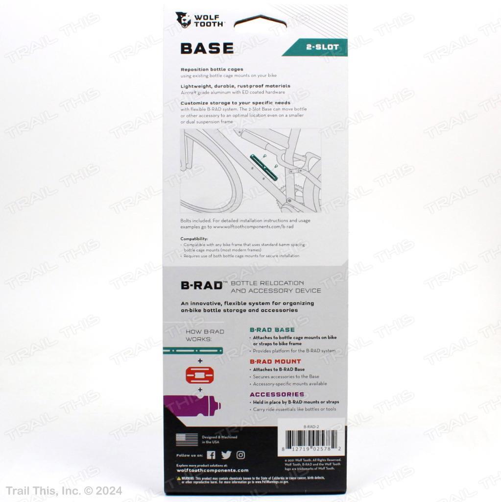 Bike Bottle and Accessory Mount - Bicycle Base Rack for Tool & Gear Storage