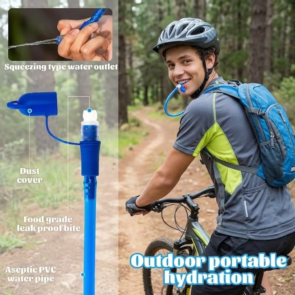2L Hydration Pack Water Bladder - Leakproof Outdoor Drinking Reservoir
