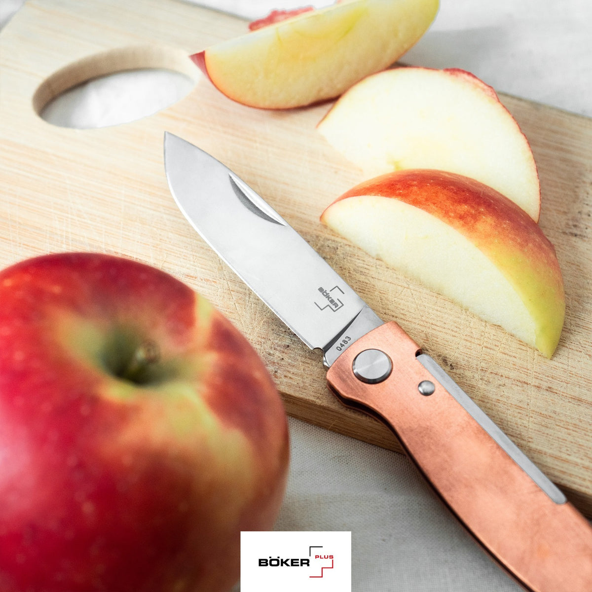 Copper Pocket Knife with 2.76-Inch Blade - Folding Slipjoint EDC Tool