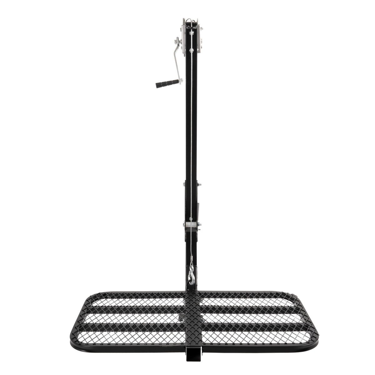 Hitch-Mounted Deer Hoist with Lift Platform 300 lb for Hunting & Game Processing