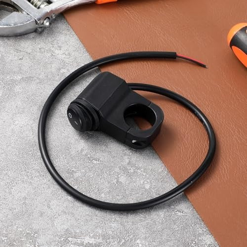 12V Waterproof Motorcycle Handlebar Switch Aluminum Alloy ATV Light Control