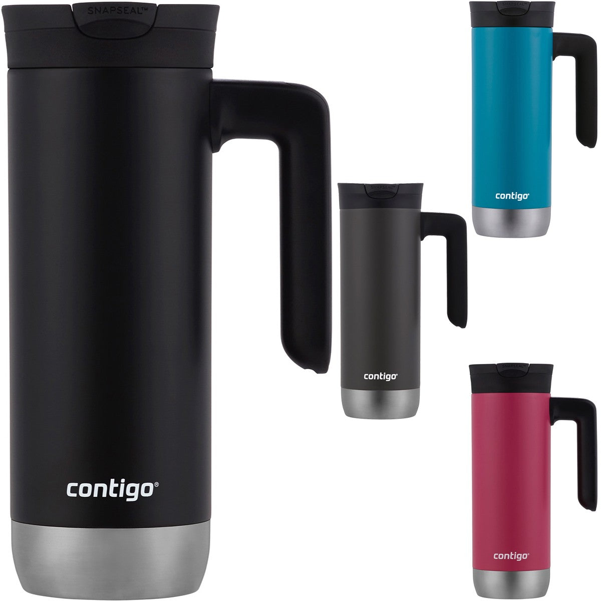 Contigo 20 oz Stainless Steel Travel Mug with SnapSeal - Multiple Colors