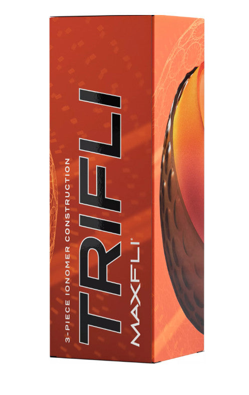 Maxfli TriFli Golf Balls 24 Pack Gloss White Low Compression for Distance & Control