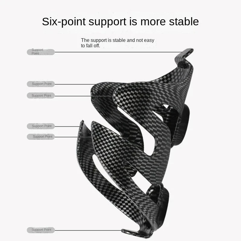 Full Carbon Fiber Bike Water Bottle Cage - Ultra Lightweight & Durable