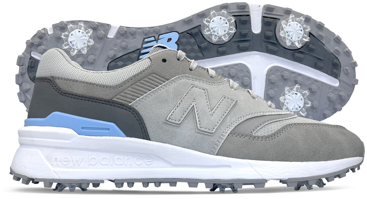 Men's Waterproof Golf Shoes with Removable Cleats and Cushioned Midsole