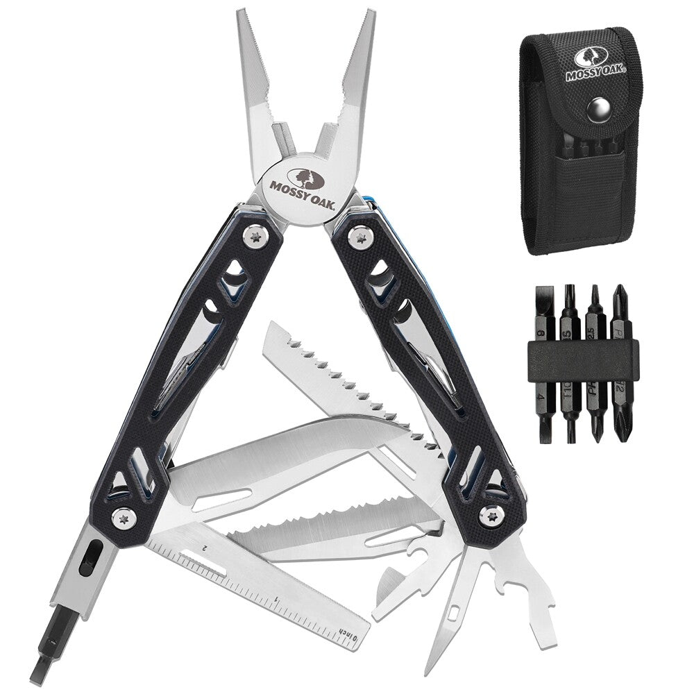21-in-1 Multi Tool Pocket Knife with Stainless Steel & G10 Handle