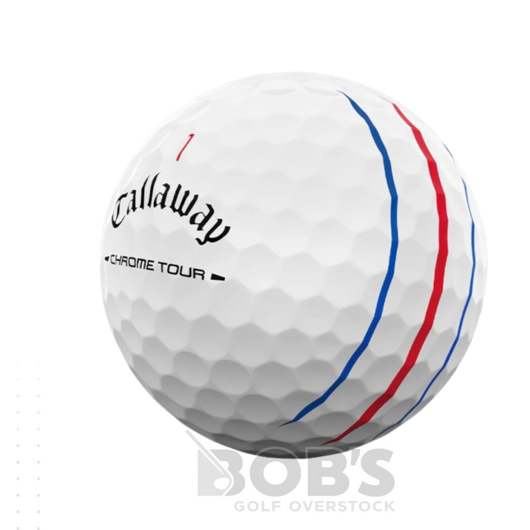 Callaway 2026 Chrome Tour Triple Track Golf Balls 2 Dozen - Urethane Cover, Fast Mantle Core, 332 Dimples