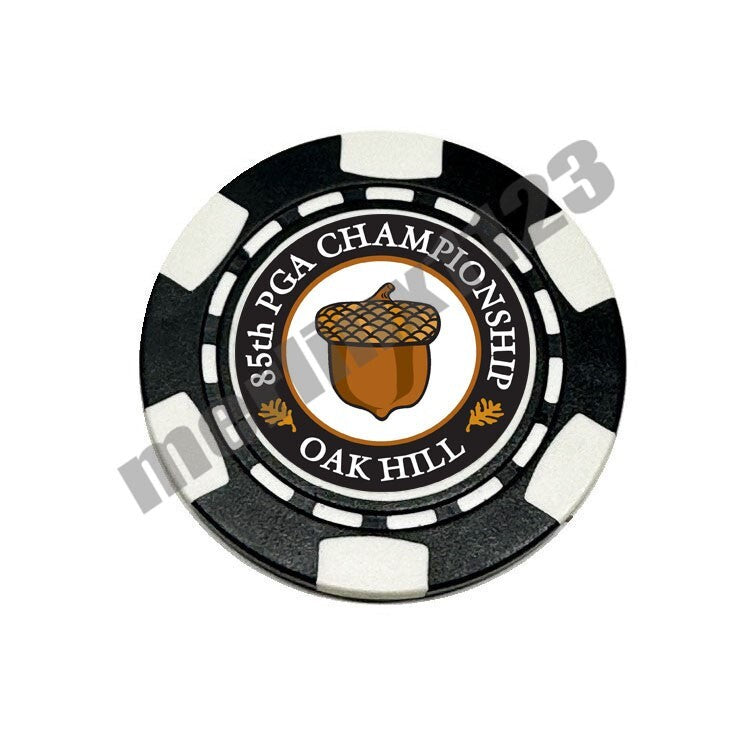 Magnetic Clay Poker Chip Golf Ball Marker - 2003 US Open Design