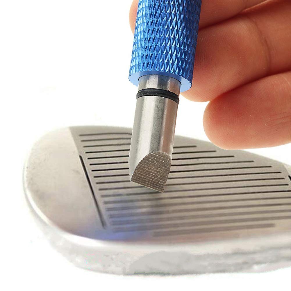 Golf Groove Sharpener for Clubs & Wedges - Durable Metal, Portable & Easy to Clean