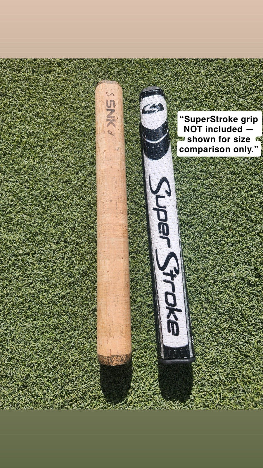 Golf Putter Grip Cork Mid-Size 2.0 Feel Control & Comfort