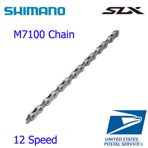Shimano 12-Speed MTB Bicycle Chain CN-M7100 124 Links Durable Quick-Link
