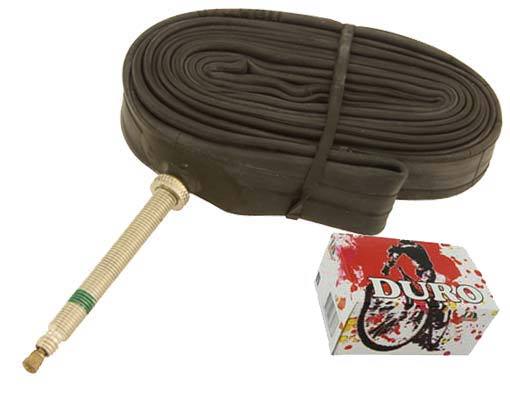 Bicycle Tube 650x25c 60mm Presta Valve - Duro Inner Tube for Road Bikes