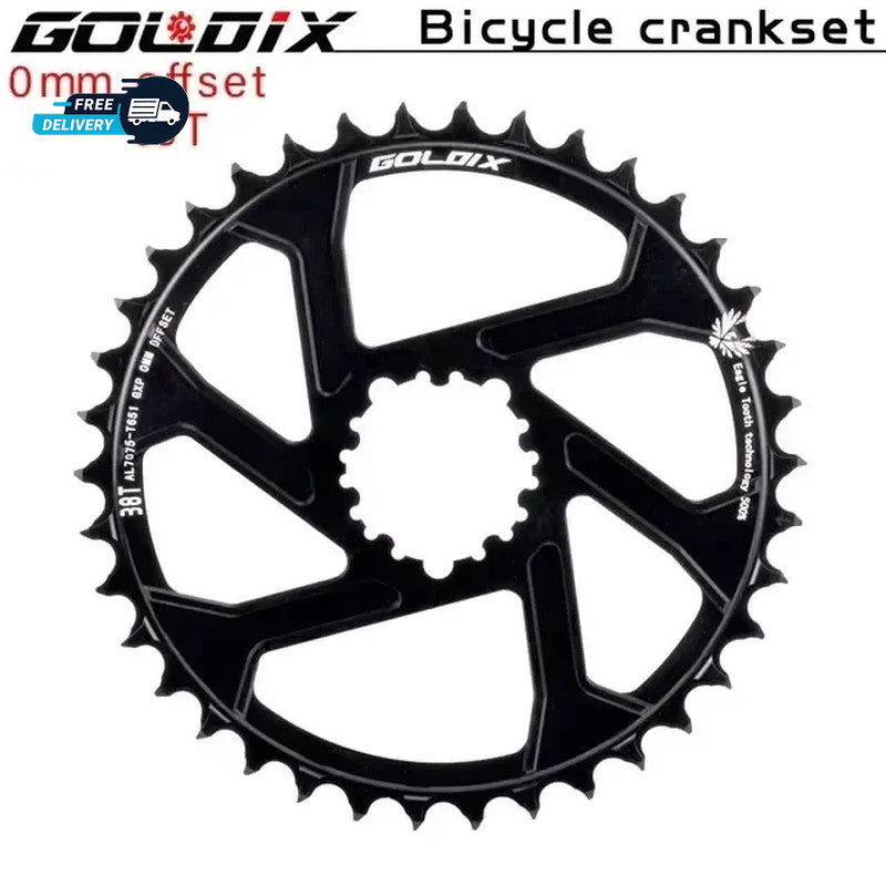 MTB Chainring 30T-38T Direct Mount 3 Bolt Offset 0-6mm for 9-12 Speed Bikes