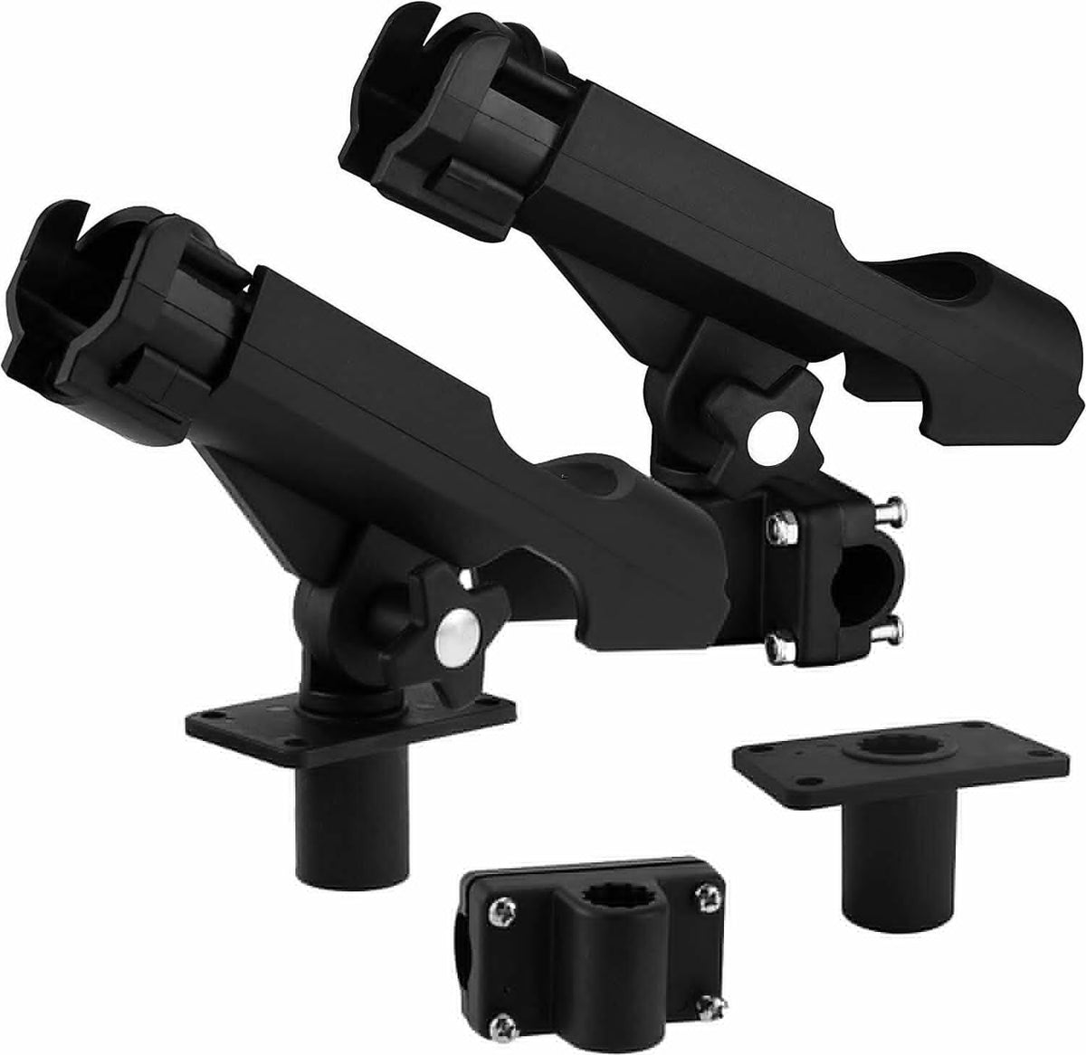 Adjustable Boat Fishing Rod Holder for Kayak & Marine Rail Mount