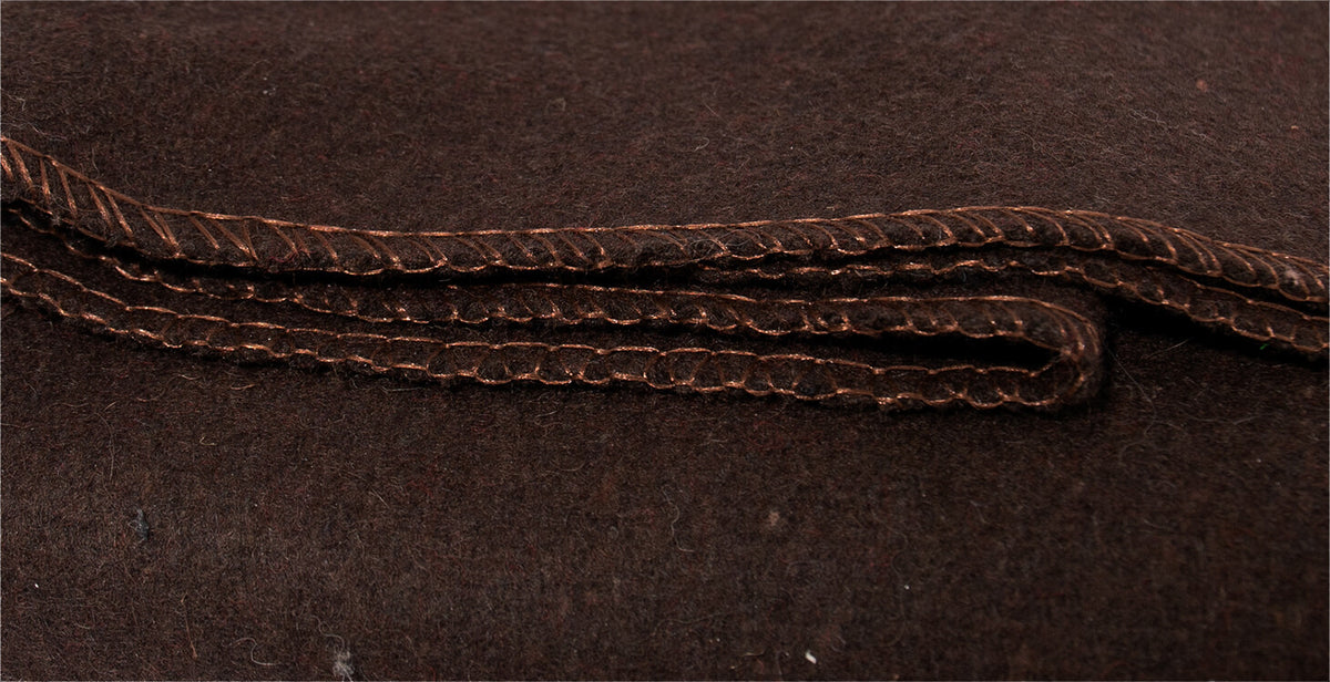 Heavyweight Military Wool Blanket 62 x 80 Inches - Warm Outdoor Throw
