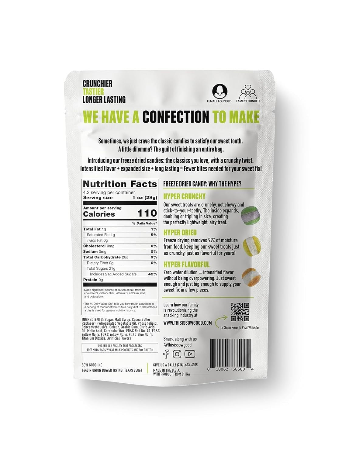 Freeze Dried Sour Candy Bites Bulk 3.15 Lb Snack Treats