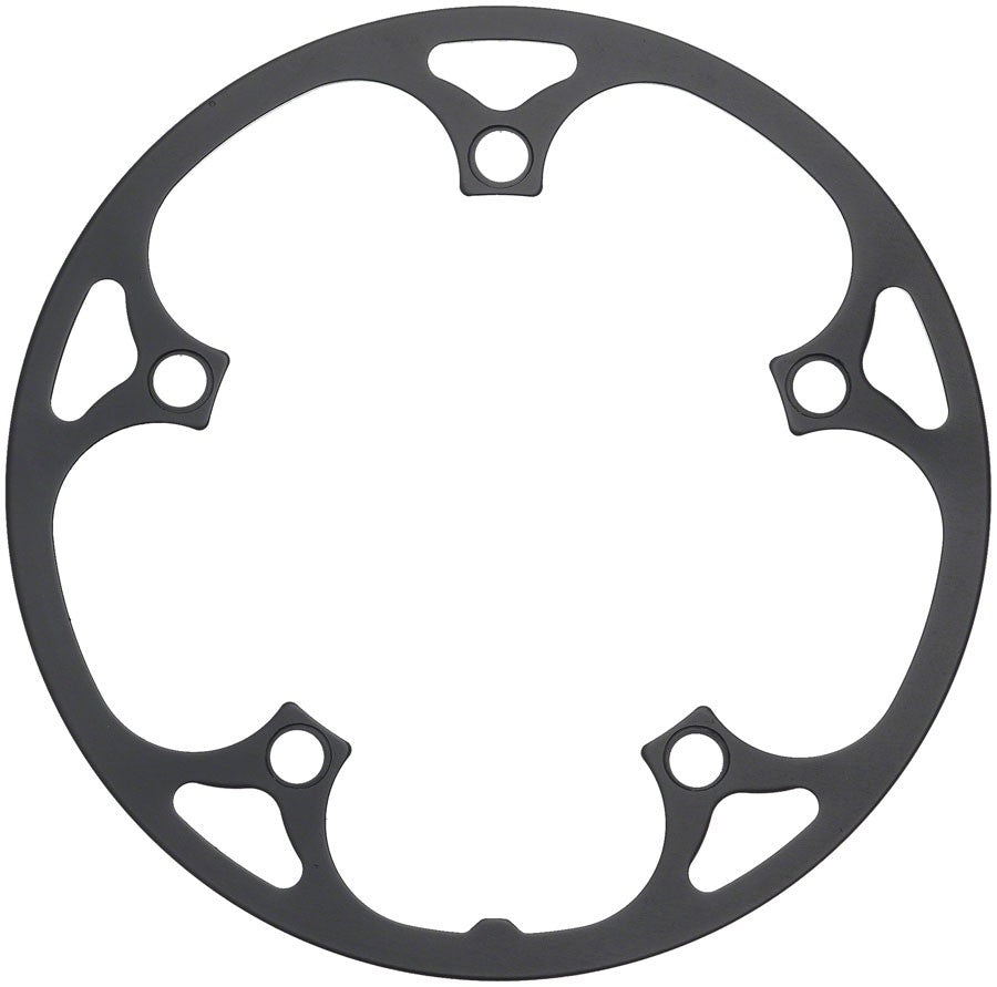Aluminum Chainring Guard for 42-46T Bikes 130 BCD Chain Retention Black