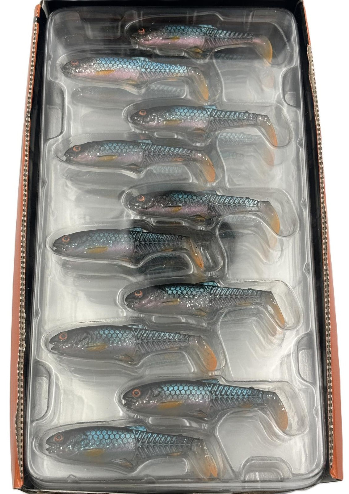 Fishing Soft Baits Pack - Paddletail Lures for Freshwater Fish, 50 pcs
