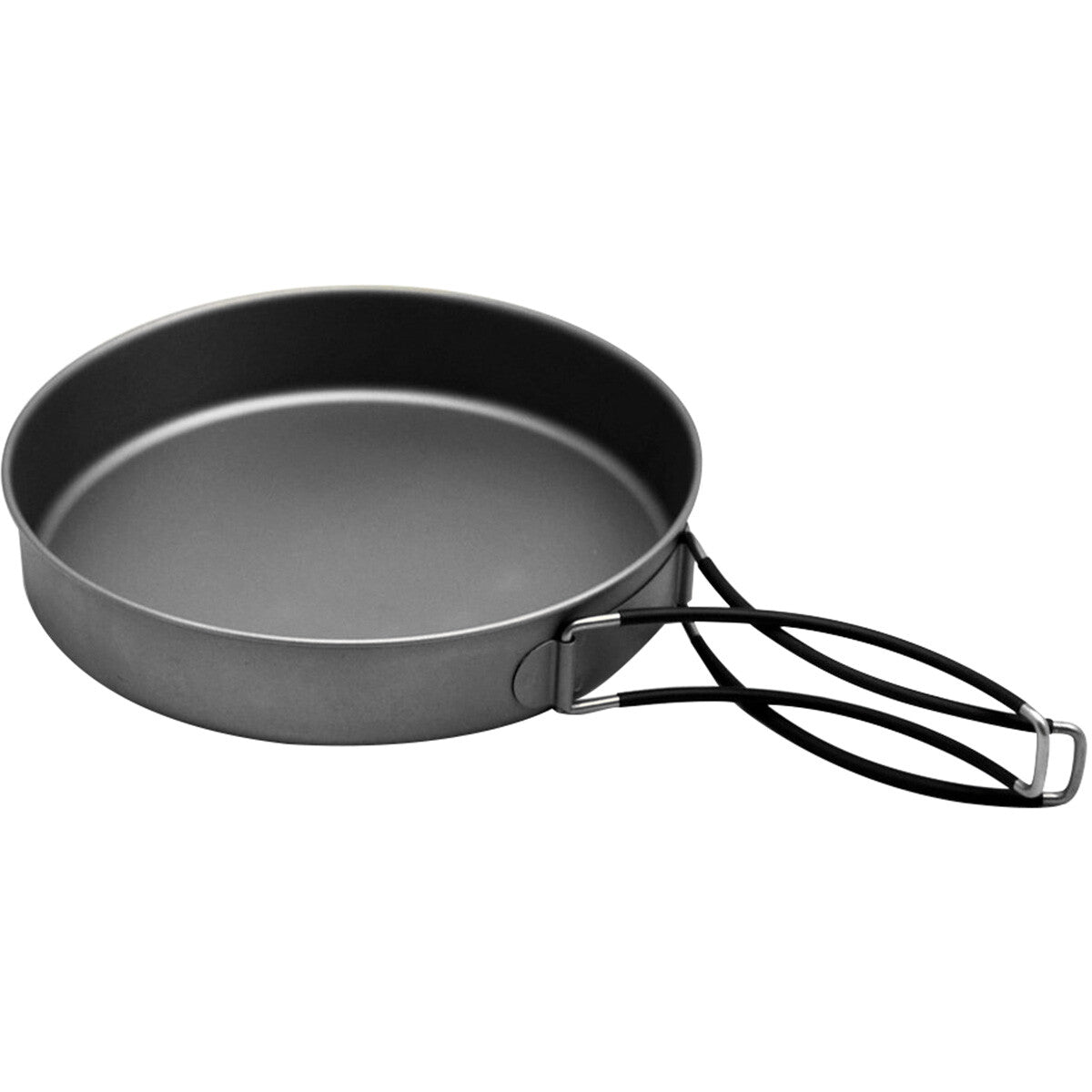 Titanium Frying Pan with Foldable Handle 130mm - Durable Non-Stick Cookware