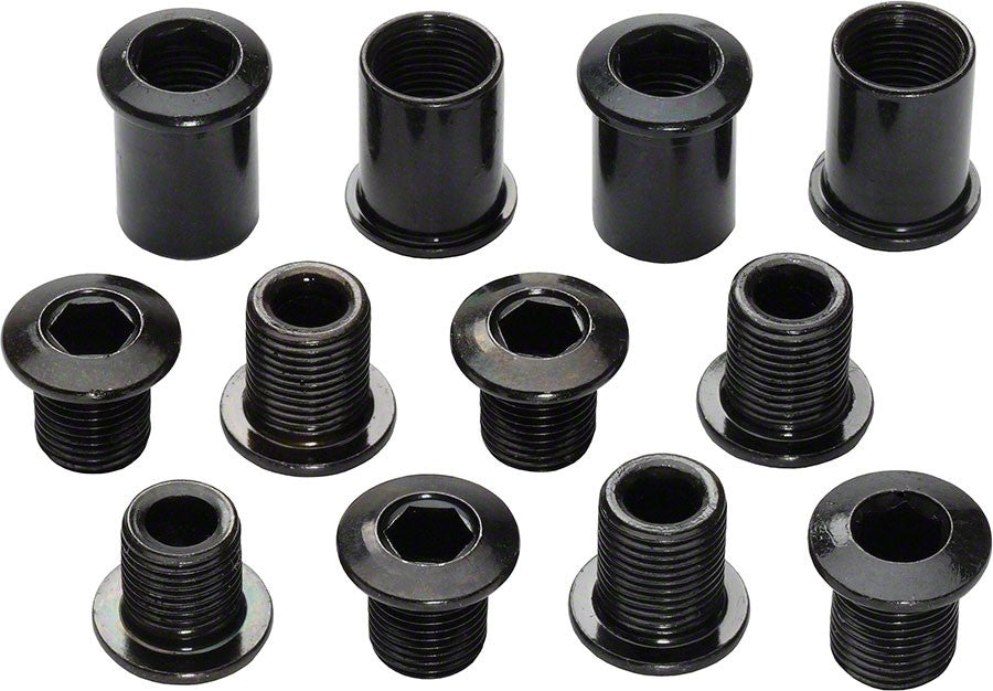 Bicycle Chainring Bolts Kit - 12 Piece for Rock Guard and Ring Guard