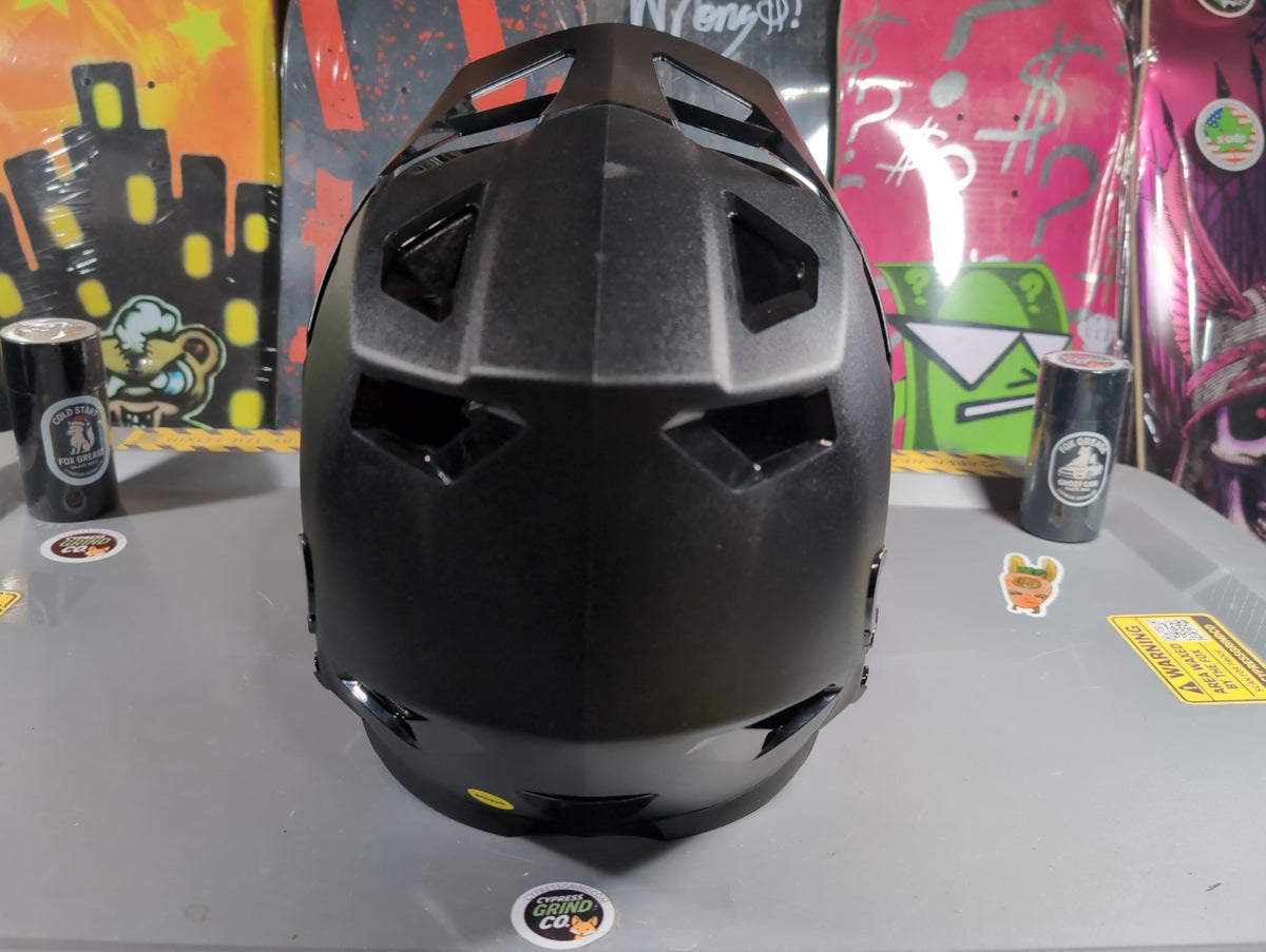 Youth Full Face Mountain Bike Helmet Black Small ASTM F1952 Certified