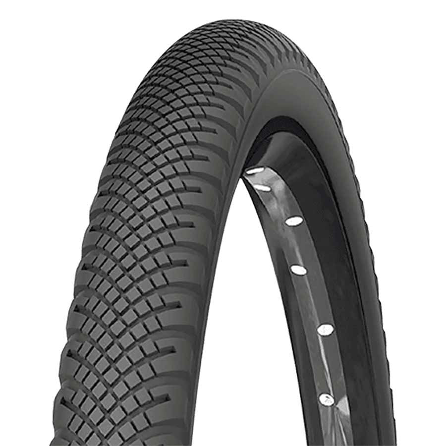 26 x 1.75 Mountain Bike Tires Pack of 2 - Clincher Wire Steel Off-Road & Pavement